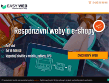 Tablet Screenshot of easyweb.cz